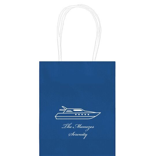 Outlined Yacht Mini Twisted Handled Bags